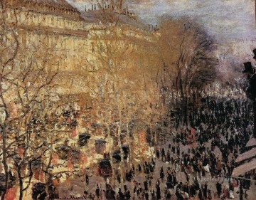 Claude Monet Painting - El bulevar de las Capuchinas Claude Monet